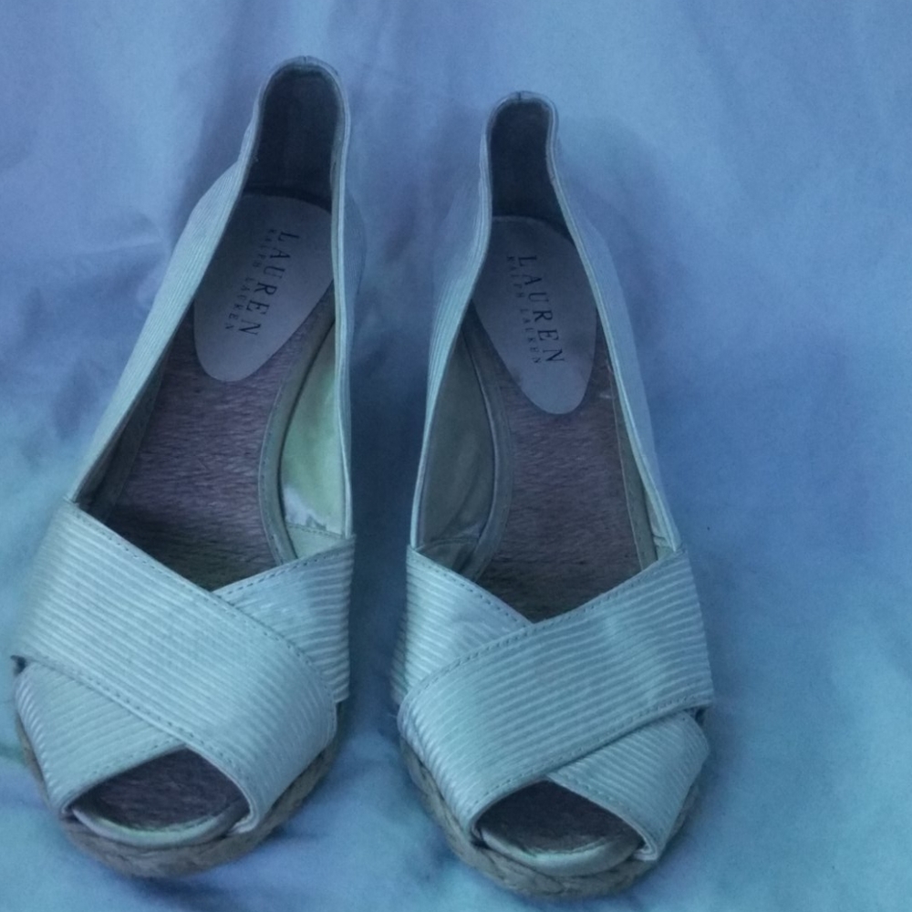 Ralph Lauren Cecilia Espedrille Womans Wedges